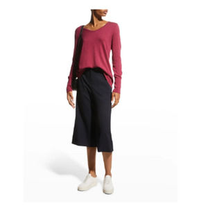 NIC+ZOE Vital V-Neck Burgundy/ Red Sweater Size‎ Small